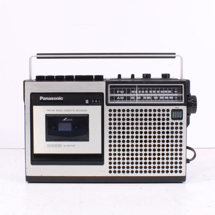 Panasonic RQ-542S Portable FM/AM Radio Cassette Recorder-Cassette Players & Recorders-SpenCertified-vintage-refurbished-electronics