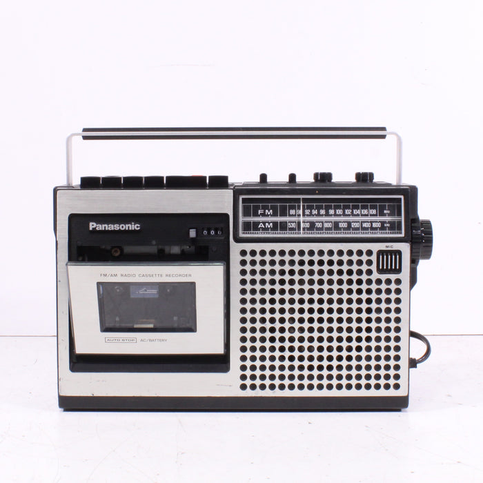 Panasonic RQ-542S Portable FM/AM Radio Cassette Recorder-Cassette Players & Recorders-SpenCertified-vintage-refurbished-electronics