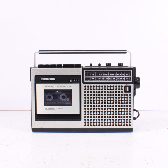Panasonic RQ-542S Portable FM/AM Radio Cassette Recorder-Cassette Players & Recorders-SpenCertified-vintage-refurbished-electronics