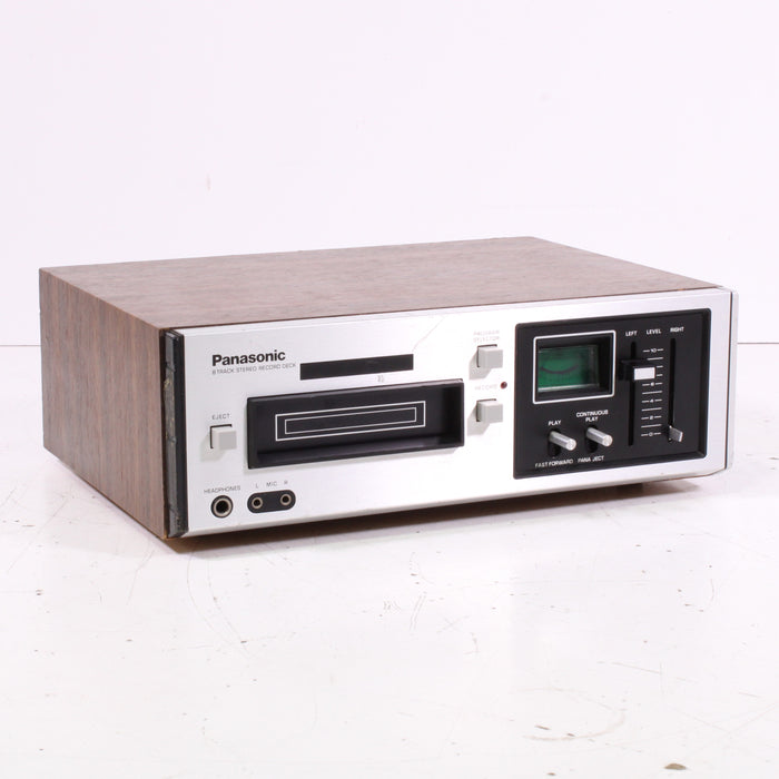 Panasonic RS-805US 8-Track Tape Deck Wood Case (1975)-8 Track Player-SpenCertified-vintage-refurbished-electronics