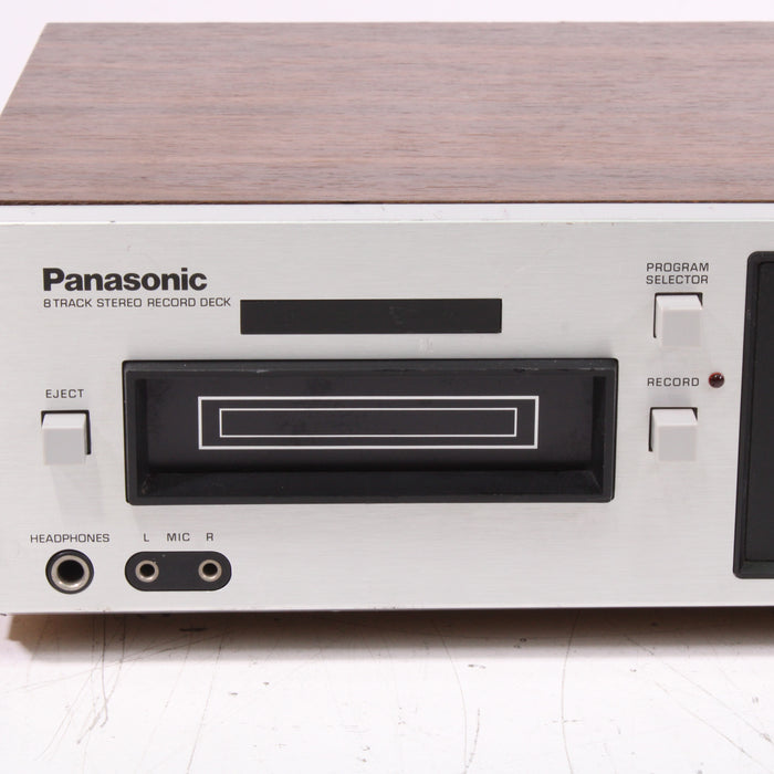 Panasonic RS-805US 8-Track Tape Deck Wood Case (1975)-8 Track Player-SpenCertified-vintage-refurbished-electronics