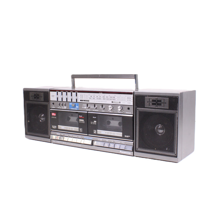 Panasonic RX-CW50 Portable Boombox Dual Cassette AM/FM Stereo Radio-Boombox-SpenCertified-vintage-refurbished-electronics