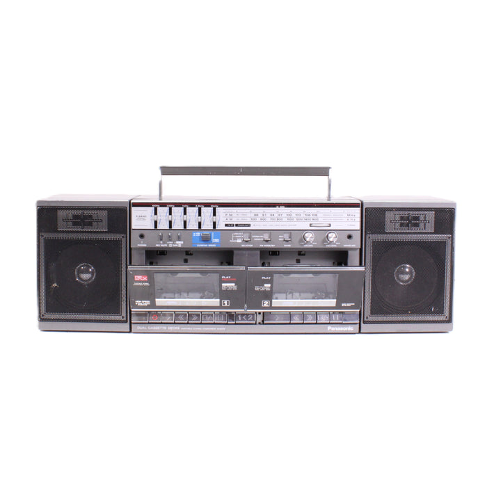 Panasonic RX-CW50 Portable Boombox Dual Cassette AM/FM Stereo Radio-Boombox-SpenCertified-vintage-refurbished-electronics