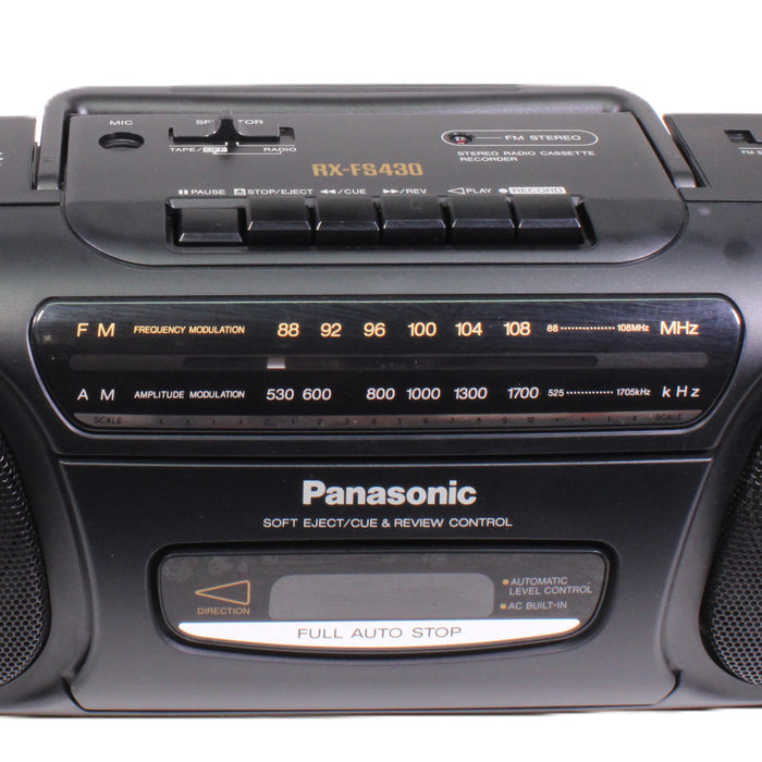Panasonic RX-FS430 AM FM Portable Stereo Radio Cassette Recorder Boombox (AS-IS??)-Boomboxes-SpenCertified-vintage-refurbished-electronics