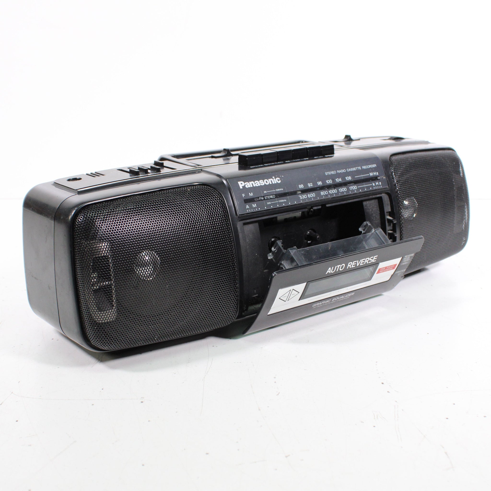 Panasonic RX-FS450 AM FM Stereo Radio Cassette Recorder Boombox (AS IS