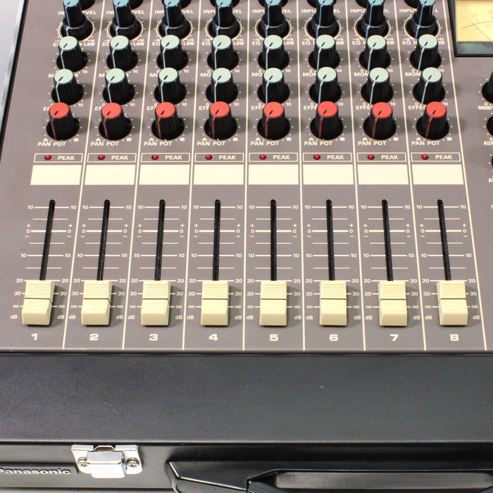 Panasonic Ramsa WR-133 Vintage Lo-Fi 8-Channel Mixer with Case-Audio Mixers-SpenCertified-vintage-refurbished-electronics