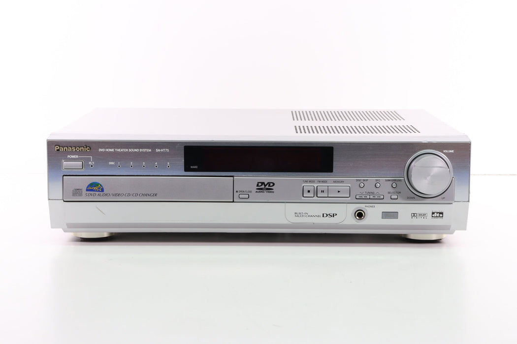 Panasonic SA-HT75 5-Disc DVD Home Theater Sound System DVD Player Changer