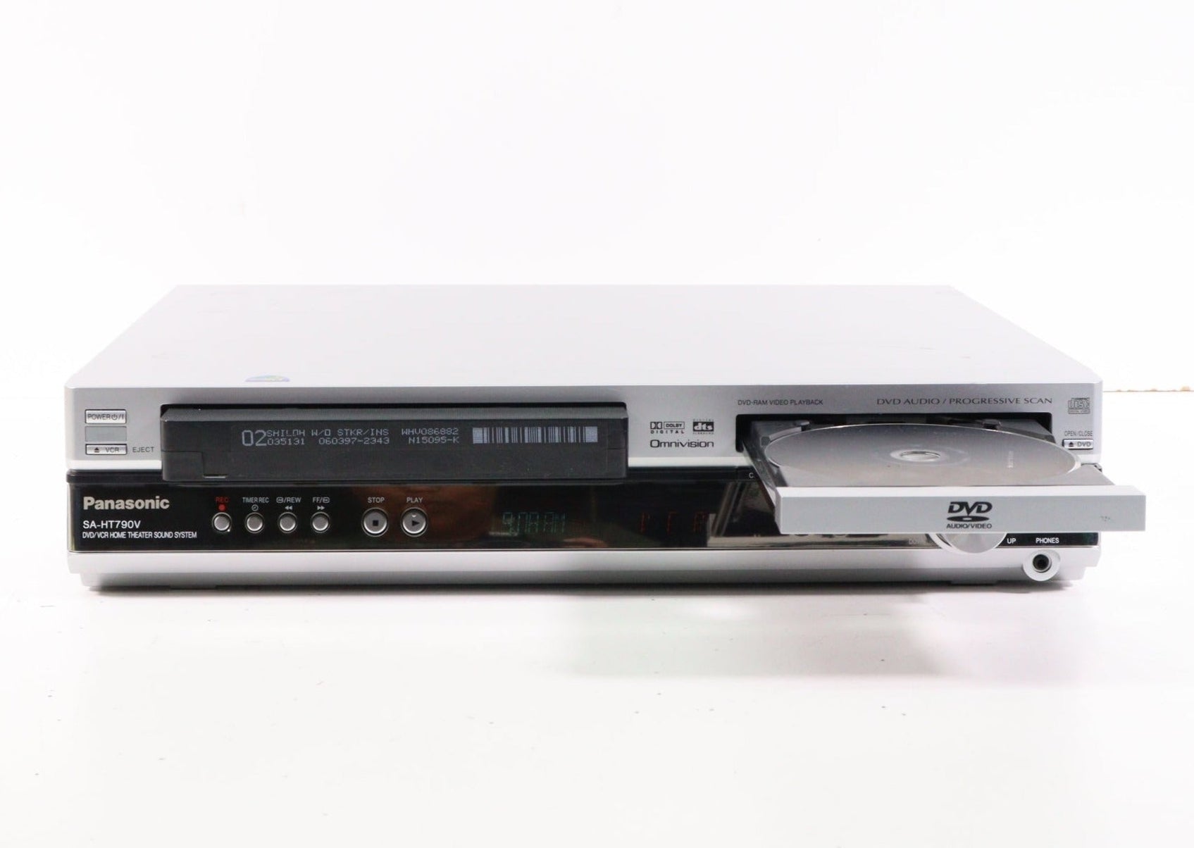 Panasonic SA-HT790V DVD VHS Combo Player Home Theater Sound System ...