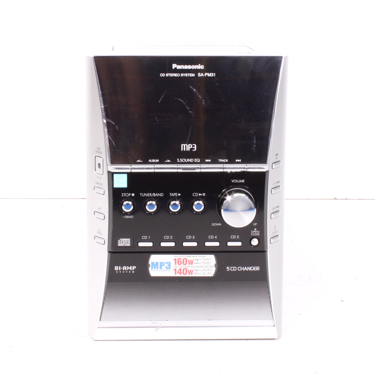 Panasonic SA-PM313 CD Stereo System Cassette Deck AM FM Radio (NO SPEA ...