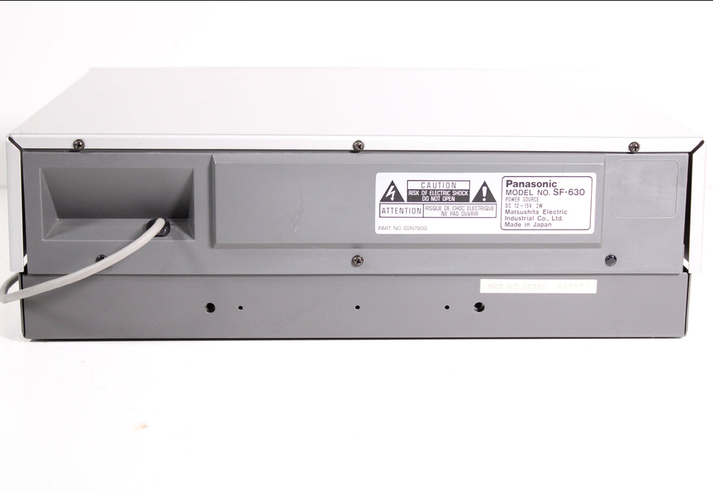 Panasonic SF-630 Front Loading Fully Automatic Turntable-Turntables & Record Players-SpenCertified-vintage-refurbished-electronics