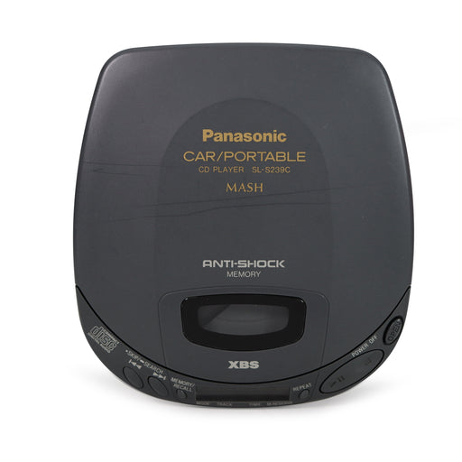 Panasonic SL-S239C Gray Car/Portable CD Player-Electronics-SpenCertified-refurbished-vintage-electonics