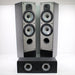 Paradigm Monitor 9 Floorstanding Speaker Pair and CC-370 Center Channel Bundle (AS IS)-Speakers-SpenCertified-vintage-refurbished-electronics