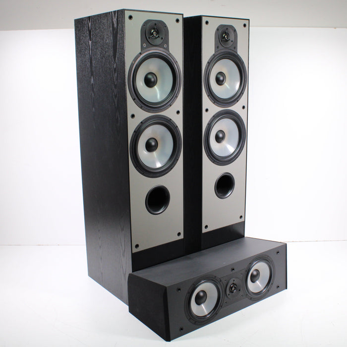 Paradigm Monitor 9 Floorstanding Speaker Pair and CC-370 Center Channel Bundle (AS IS)-Speakers-SpenCertified-vintage-refurbished-electronics