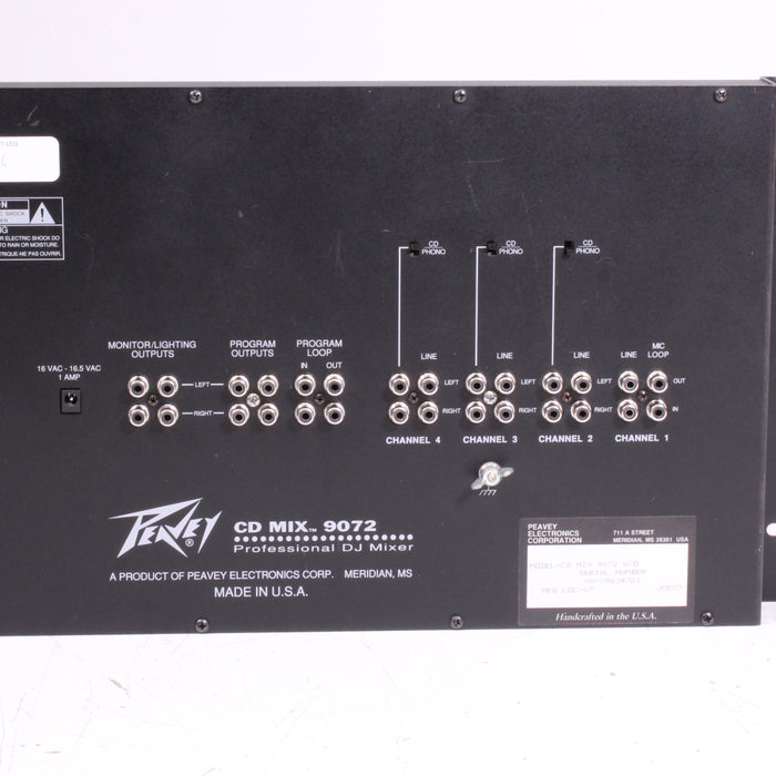 Peavey CD Mix 9072 Professional DJ Mixer Rack Mount Audio Mixer (ORIGINAL BOX)-Audio Mixers-SpenCertified-vintage-refurbished-electronics