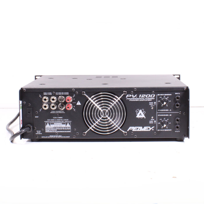 Peavey PV1200 Professional Stereo Power Amplifier Rack Mount (1995)-Power Amplifiers-SpenCertified-vintage-refurbished-electronics