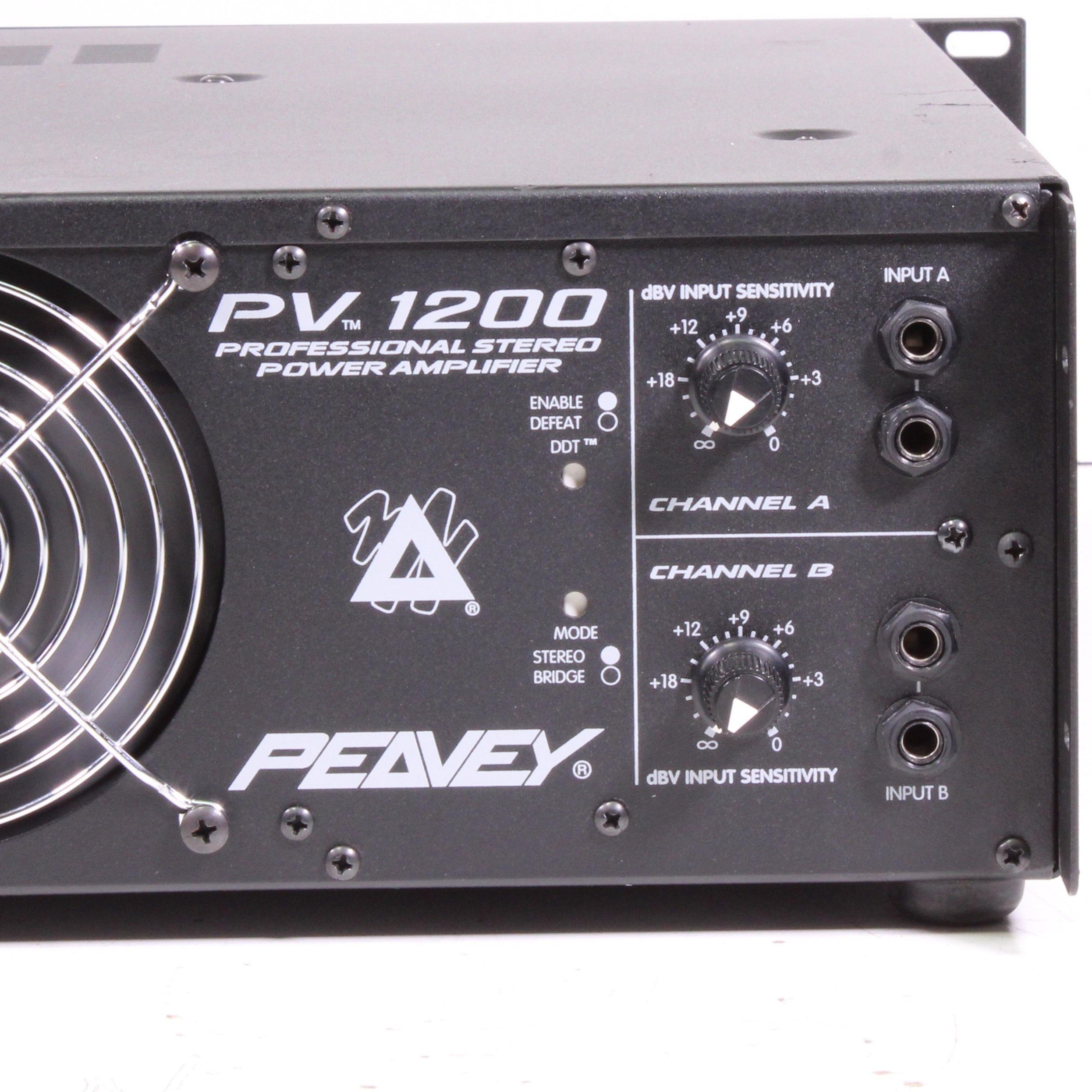 Peavey PV1200 Professional Stereo Power Amplifier Rack Mount (1995 ...