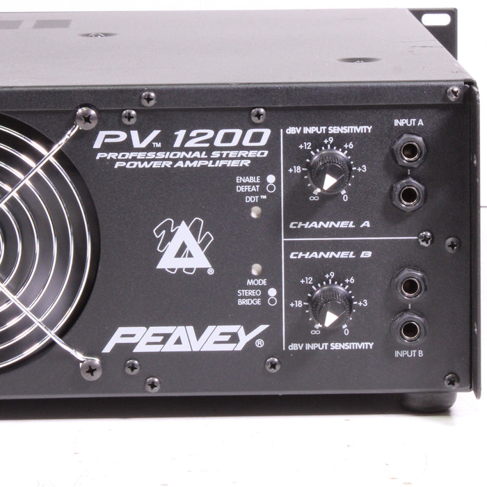 Peavey PV1200 Professional Stereo Power Amplifier Rack Mount (1995)-Power Amplifiers-SpenCertified-vintage-refurbished-electronics