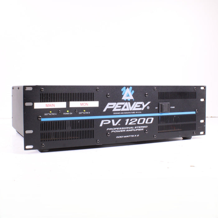 Peavey PV1200 Professional Stereo Power Amplifier Rack Mount (1995)-Power Amplifiers-SpenCertified-vintage-refurbished-electronics