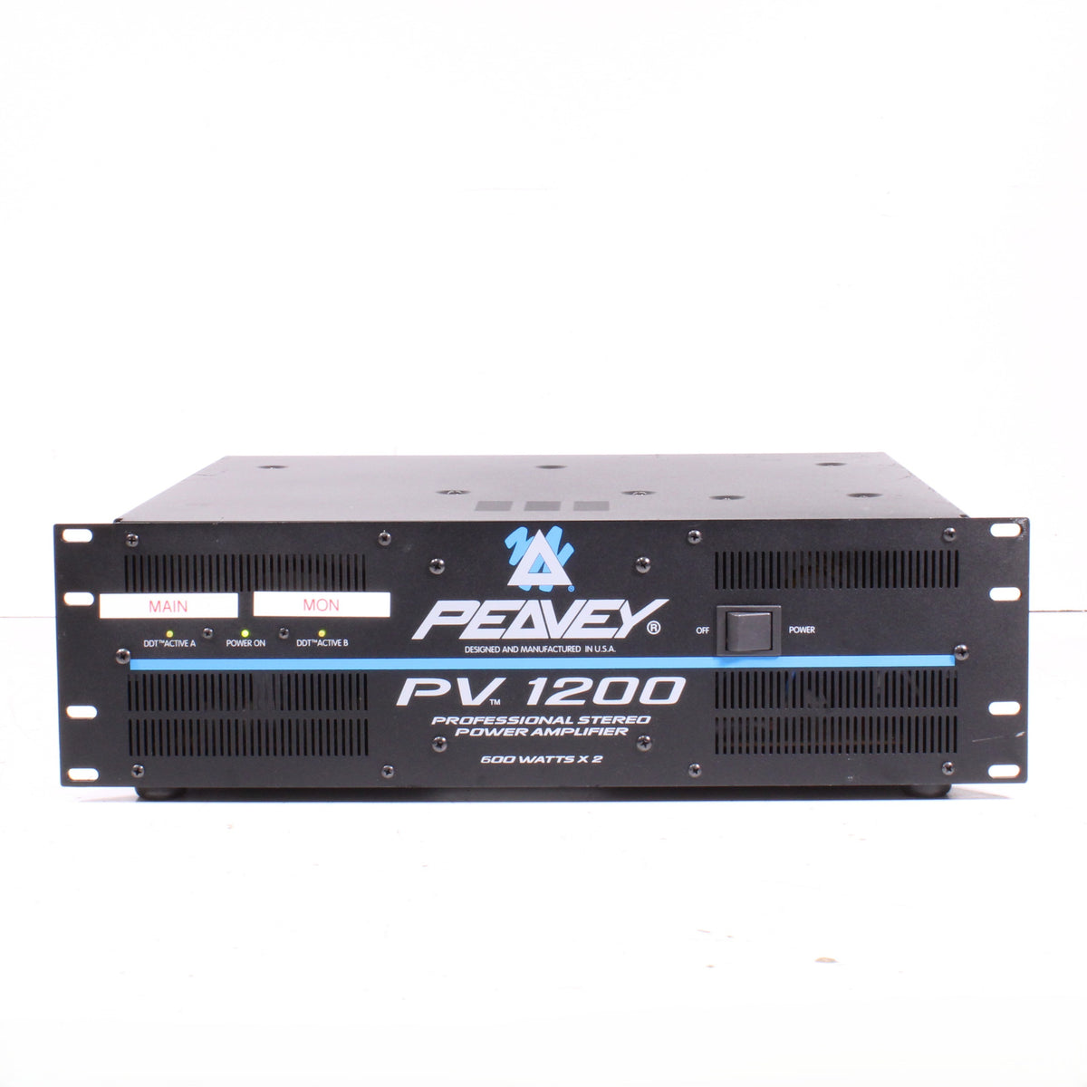 Peavey PV1200 Professional Stereo Power Amplifier Rack Mount (1995 ...