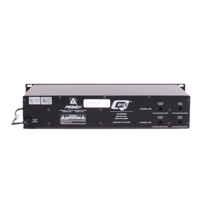 Peavey Q231 Dual 31-Band Graphic Equalizer Rack Mount-Equalizers-SpenCertified-vintage-refurbished-electronics