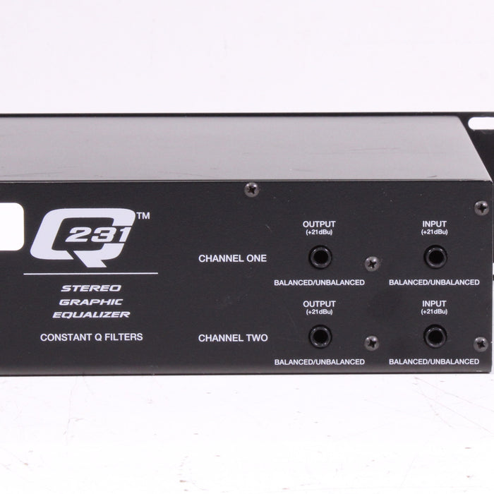 Peavey Q231 Dual 31-Band Graphic Equalizer Rack Mount-Equalizers-SpenCertified-vintage-refurbished-electronics
