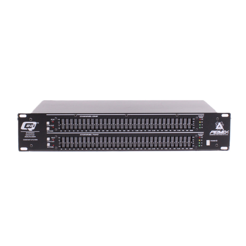 Peavey Q231 Dual 31-Band Graphic Equalizer Rack Mount — SpenCertified