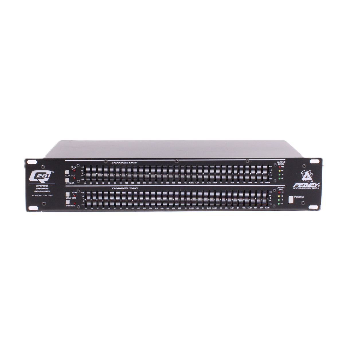 Peavey Q231 Dual 31-Band Graphic Equalizer Rack Mount — SpenCertified