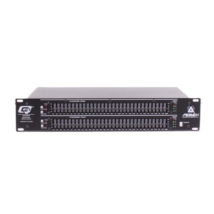 Peavey Q231 Dual 31-Band Graphic Equalizer Rack Mount-Equalizers-SpenCertified-vintage-refurbished-electronics