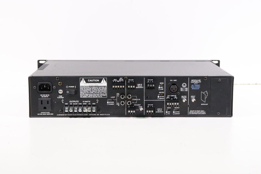 Peavey Uma 752 Mixer Integrated Modular Amplifier-Audio Amplifiers-SpenCertified-vintage-refurbished-electronics