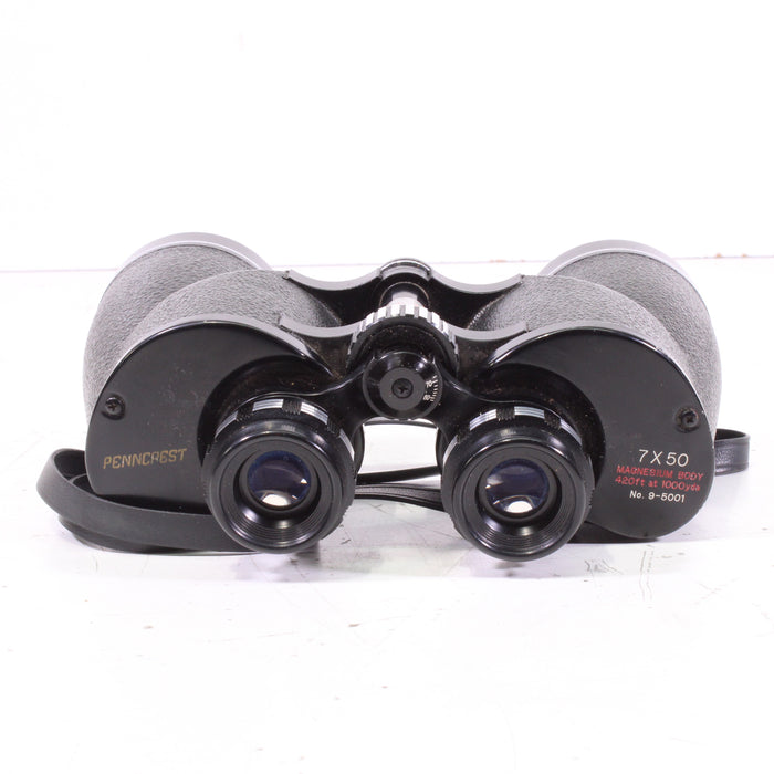 Penncrest Binoculars 7x50 9-5001 with Case-Carrying Case-SpenCertified-vintage-refurbished-electronics