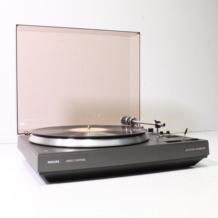 Philips AF-777 Belt Drive Turntable Fully Automatic Direct Control (1980)-Turntables & Record Players-SpenCertified-vintage-refurbished-electronics