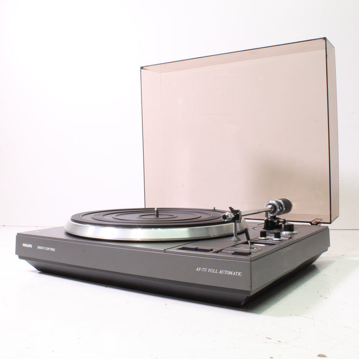 Philips AF-777 Belt Drive Turntable Fully Automatic Direct Control (1980)-Turntables & Record Players-SpenCertified-vintage-refurbished-electronics