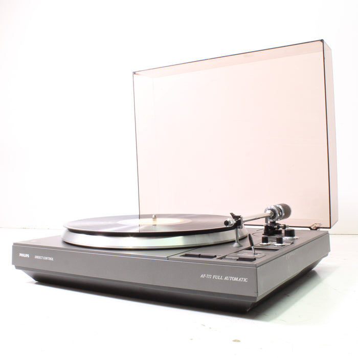 Philips AF-777 Belt Drive Turntable Fully Automatic Direct Control (1980)-Turntables & Record Players-SpenCertified-vintage-refurbished-electronics