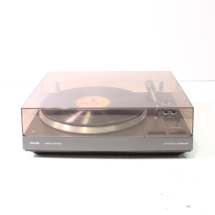 Philips AF-777 Belt Drive Turntable Fully Automatic Direct Control (1980)-Turntables & Record Players-SpenCertified-vintage-refurbished-electronics