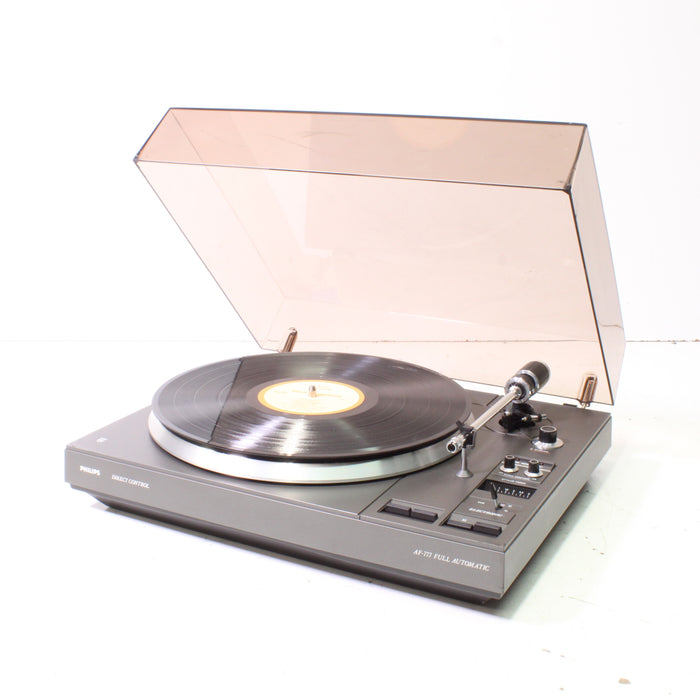 Philips AF-777 Belt Drive Turntable Fully Automatic Direct Control (1980)-Turntables & Record Players-SpenCertified-vintage-refurbished-electronics