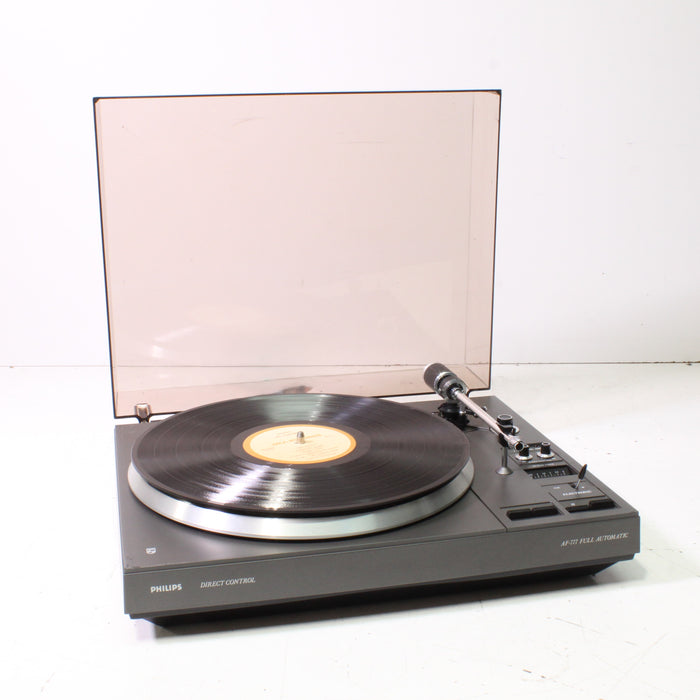 Philips AF-777 Belt Drive Turntable Fully Automatic Direct Control (1980)-Turntables & Record Players-SpenCertified-vintage-refurbished-electronics