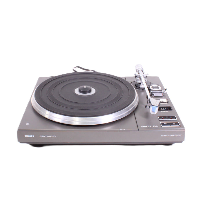 Philips AF 887 Electronic Turntable Direct Drive Auto Return Quartz Lock-Turntables & Record Players-SpenCertified-vintage-refurbished-electronics