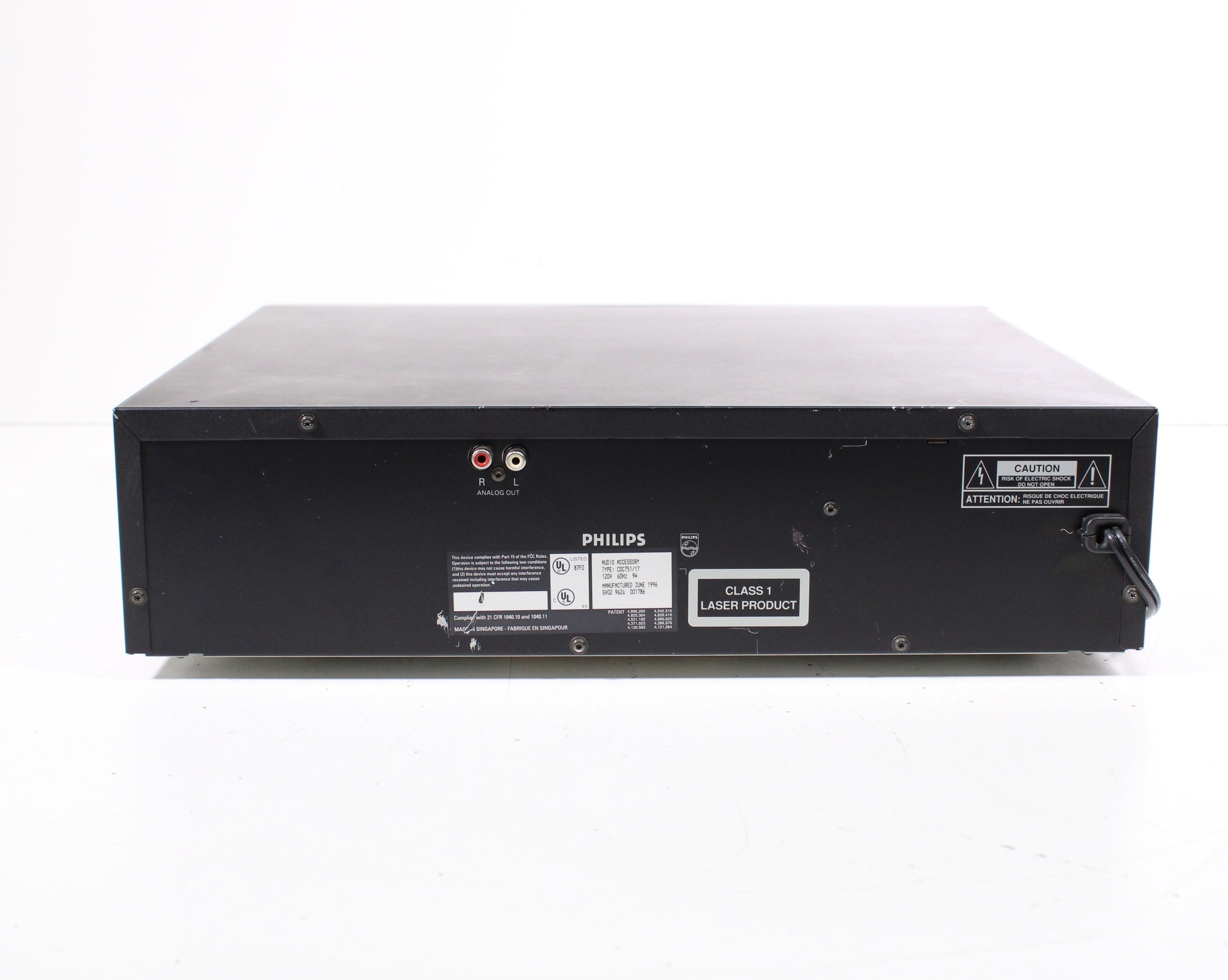 Philips CDC751 5-Disc CD Compact Disc Carousel Changer — SpenCertified
