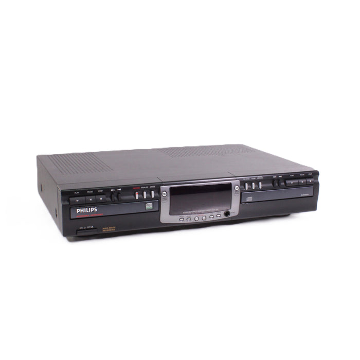 Philips CDR 765 Dual Deck CD Compact Disc Recorder (1999)-CD Players & Recorders-SpenCertified-vintage-refurbished-electronics