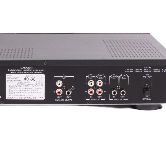 Philips CDR 765 Dual Deck CD Compact Disc Recorder (1999)-CD Players & Recorders-SpenCertified-vintage-refurbished-electronics