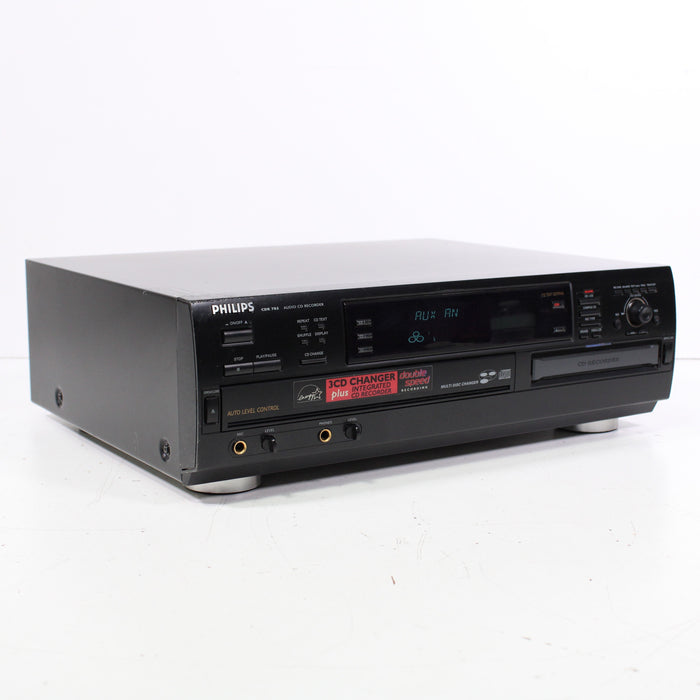 Philips CDR-785 3-Disc CD Changer with Integrated CD Recorder (2000)-CD Players & Recorders-SpenCertified-vintage-refurbished-electronics