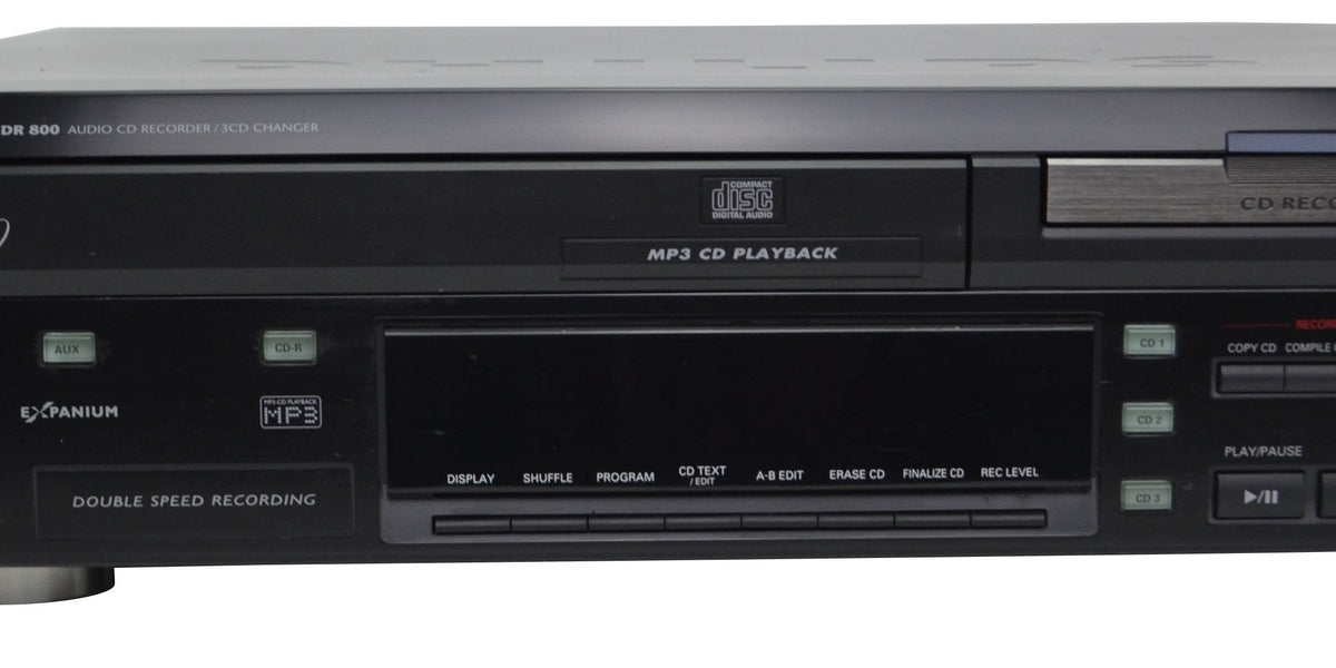 Philips Cd R Machine Philips CDR 800 3-Disc CD Changer Recorder Dubbing Machine — SpenCertified