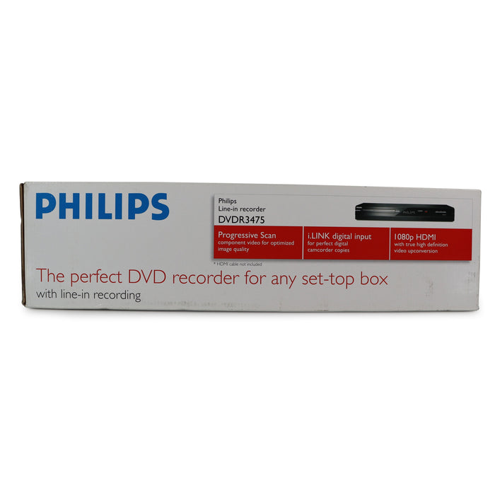 Philips DVDR3475 DVD Recorder and Player HDMI 1080p Upconversion-Electronics-SpenCertified-refurbished-vintage-electonics