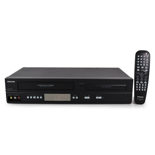 Philips DVP3345VB/F7 DVD/VCR Combo Player One Touch Recording Long Play Black-Electronics-SpenCertified-refurbished-vintage-electonics