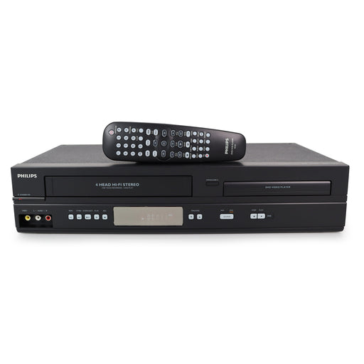 Philips DVP3345VB/F7 DVD/VCR Combo Player One Touch Recording Long Play Black-Electronics-SpenCertified-refurbished-vintage-electonics