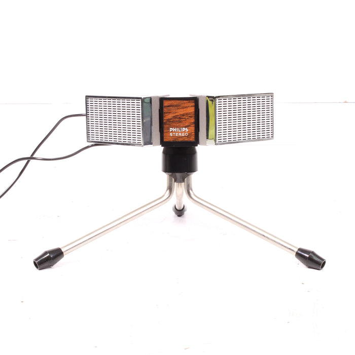 Philips EL 1979 Vintage Stereo Microphone and Stand with