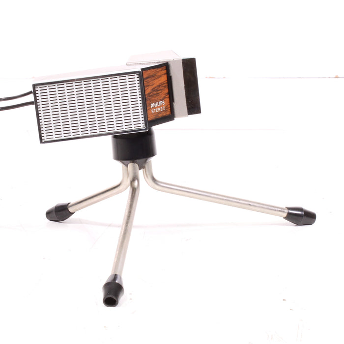 Philips EL 1979 Vintage Stereo Microphone and Stand with Original Box (1979)-Voice Recorders-SpenCertified-vintage-refurbished-electronics