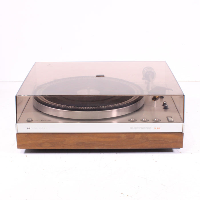 Philips GA 312 Belt-Drive Turntable Touch-Sensor Controls Wood Base (1976)-Turntables & Record Players-SpenCertified-vintage-refurbished-electronics