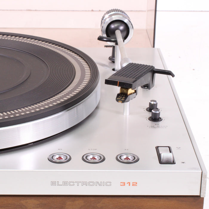 Philips GA 312 Belt-Drive Turntable Touch-Sensor Controls Wood Base (1976)-Turntables & Record Players-SpenCertified-vintage-refurbished-electronics