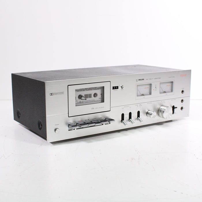 Philips N2535 Single Deck Cassette Player Recorder Silver-Cassette Players & Recorders-SpenCertified-vintage-refurbished-electronics